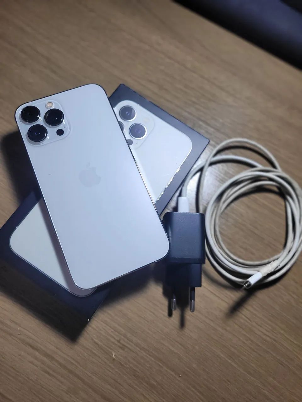 iPhone 13 Pro Max 128GB - Branco / Silver - Celulares e