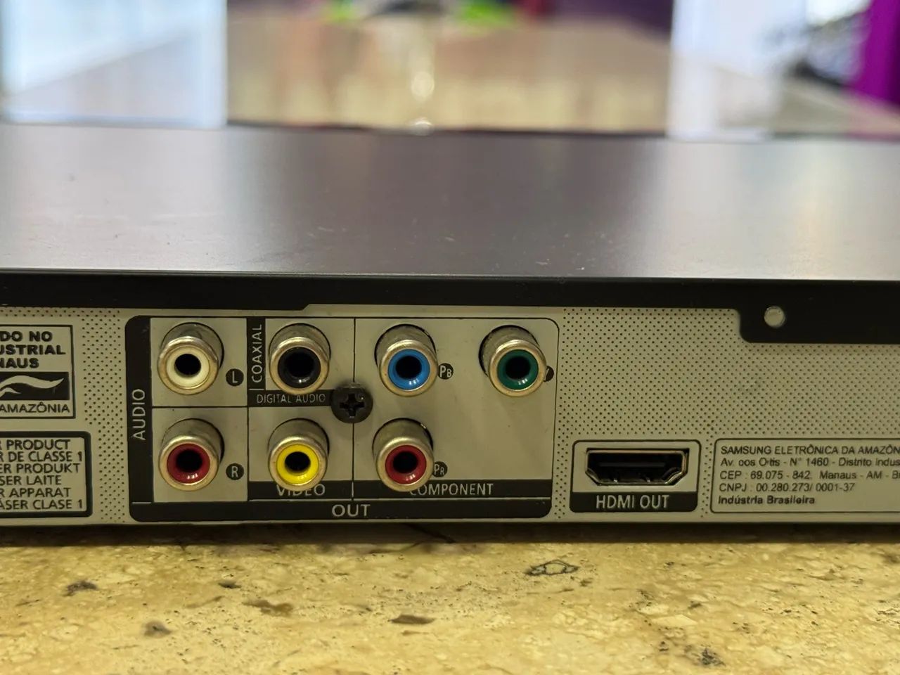 DVD SAMSUNG D530K sem controle - Foto 4