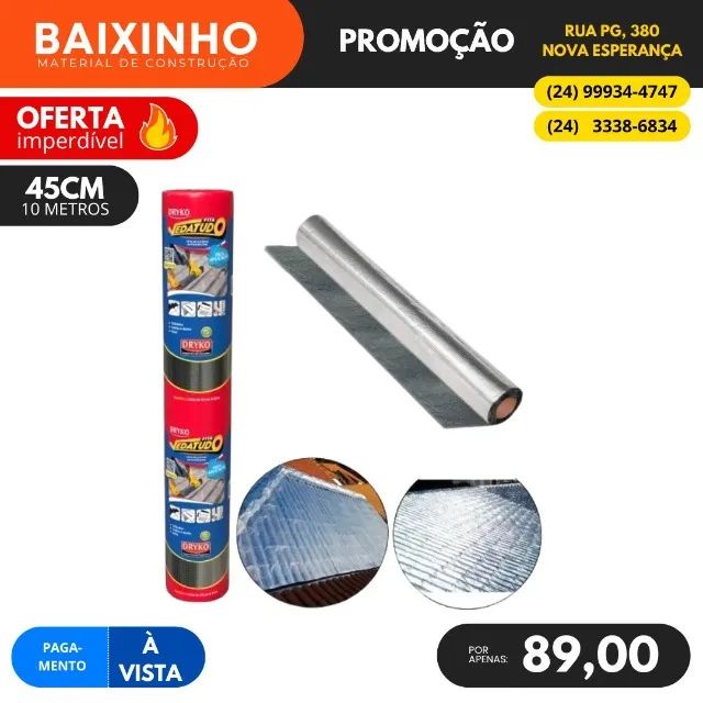 Manta Asfáltica 45CM