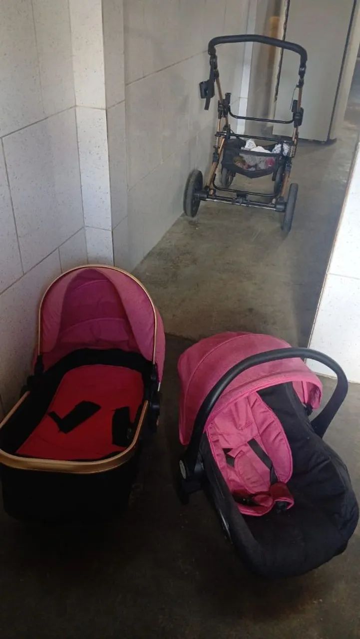 Vendo carrinho Moisés e bebe conforto  - Foto 3