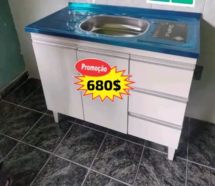Armários com pia 