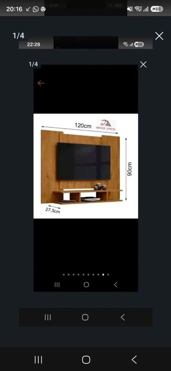 Painel para televisao