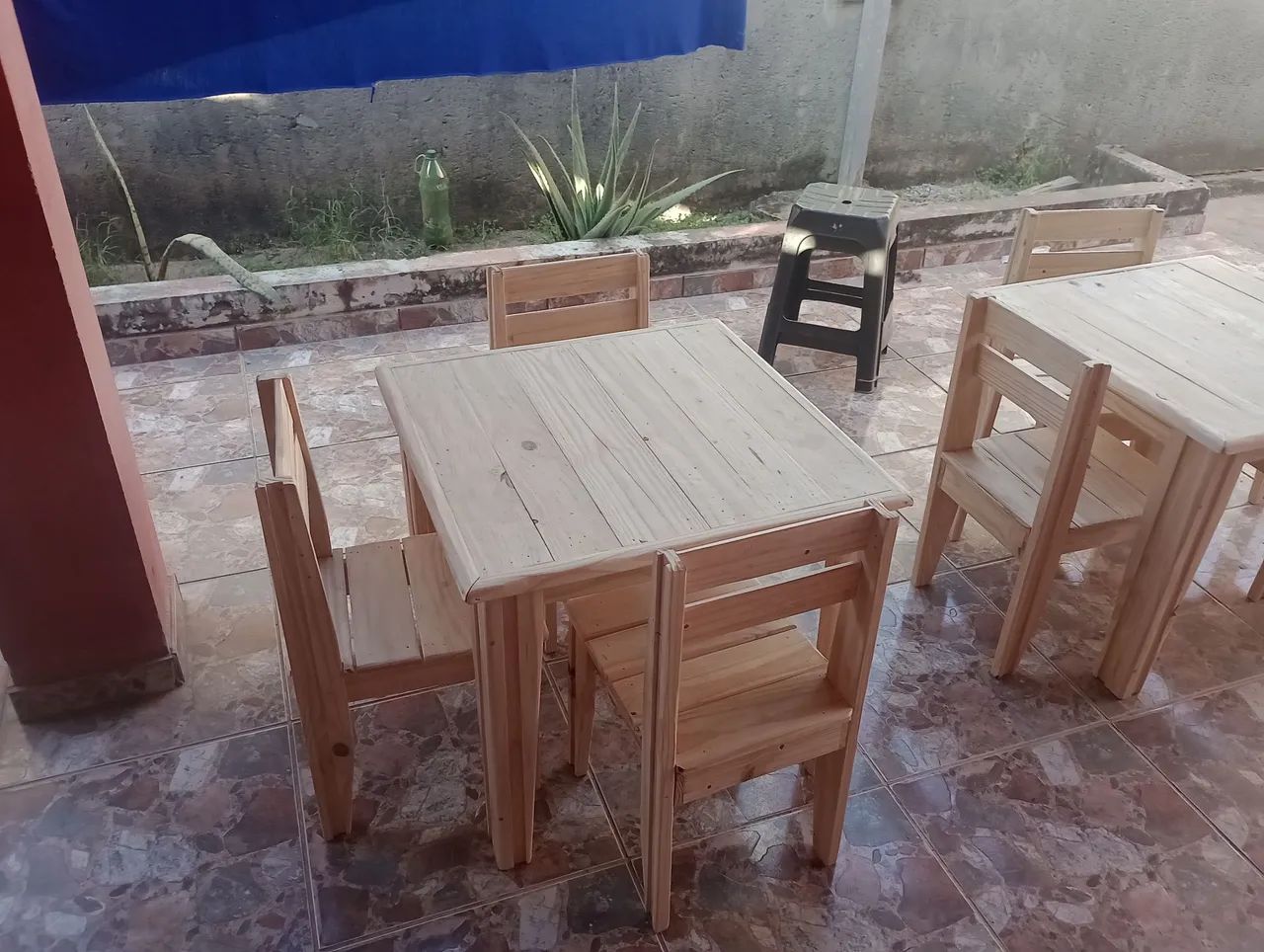 Mesa infantil de madeira  - Foto 3