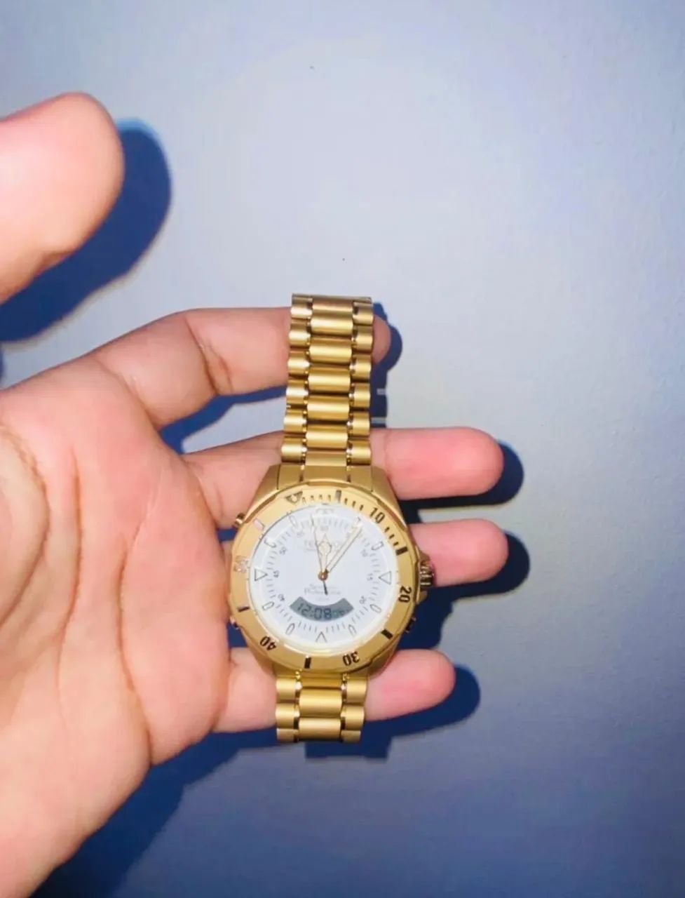 Relógio dourado TECHNOS  - Foto 3