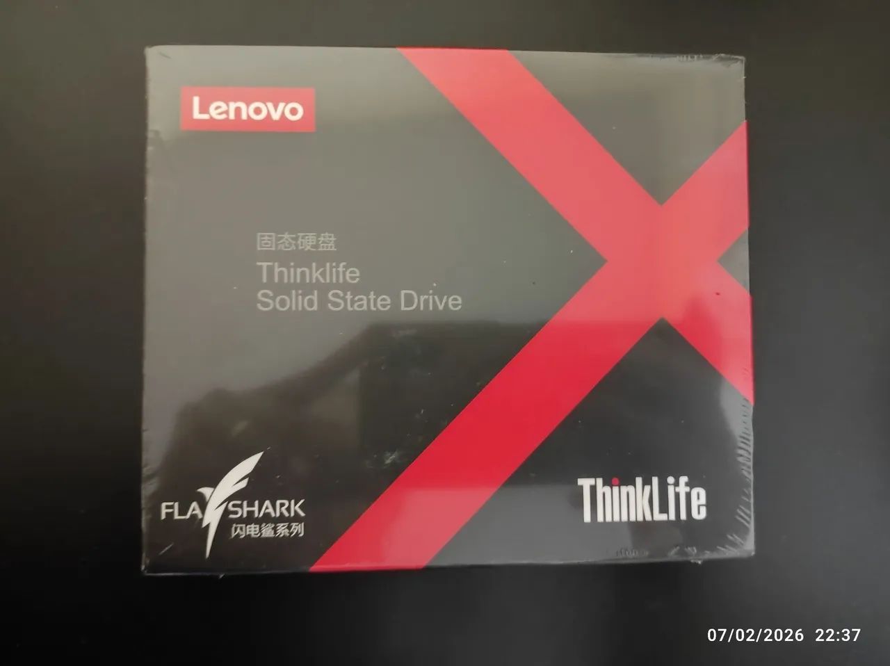 SSD Lenovo 120gb produto novo lacrado.