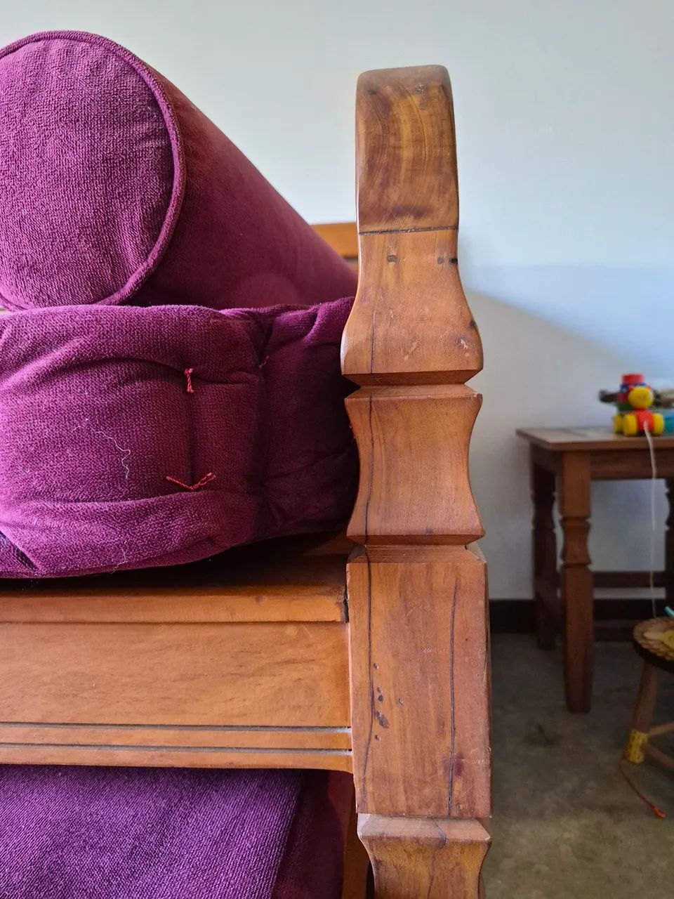 Sofá Cama Madeira Maciça  - Foto 5