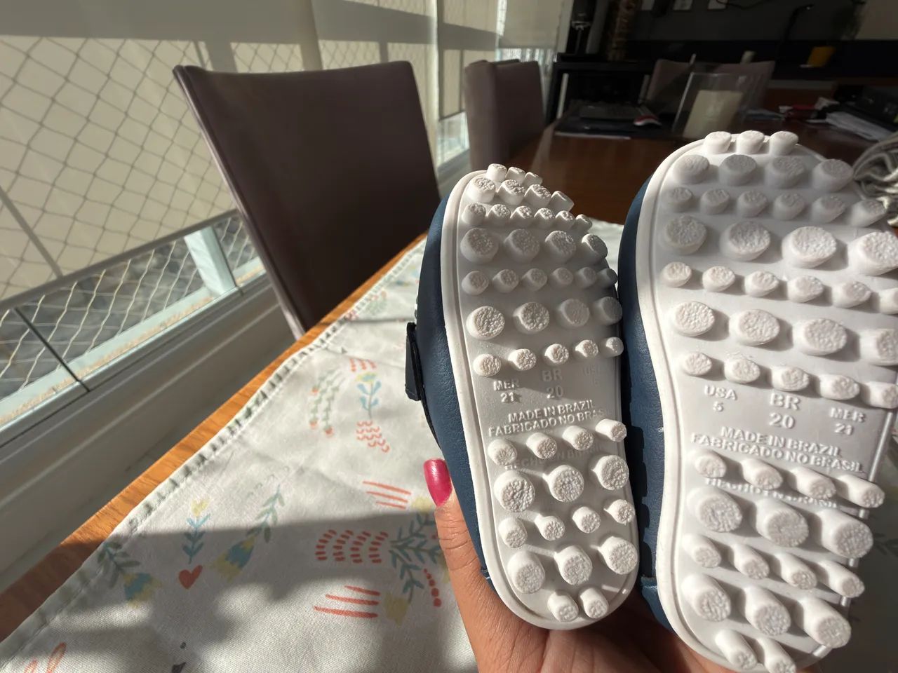 Mocassim infantil azul   - Foto 3