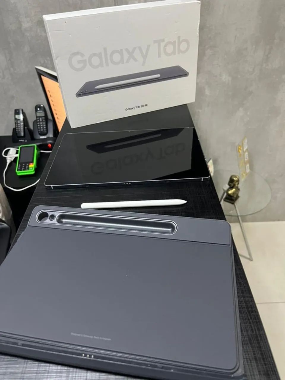 Galaxy Tab S10 FE 128GB Cinza + S Pen - Seminovo - Foto 4
