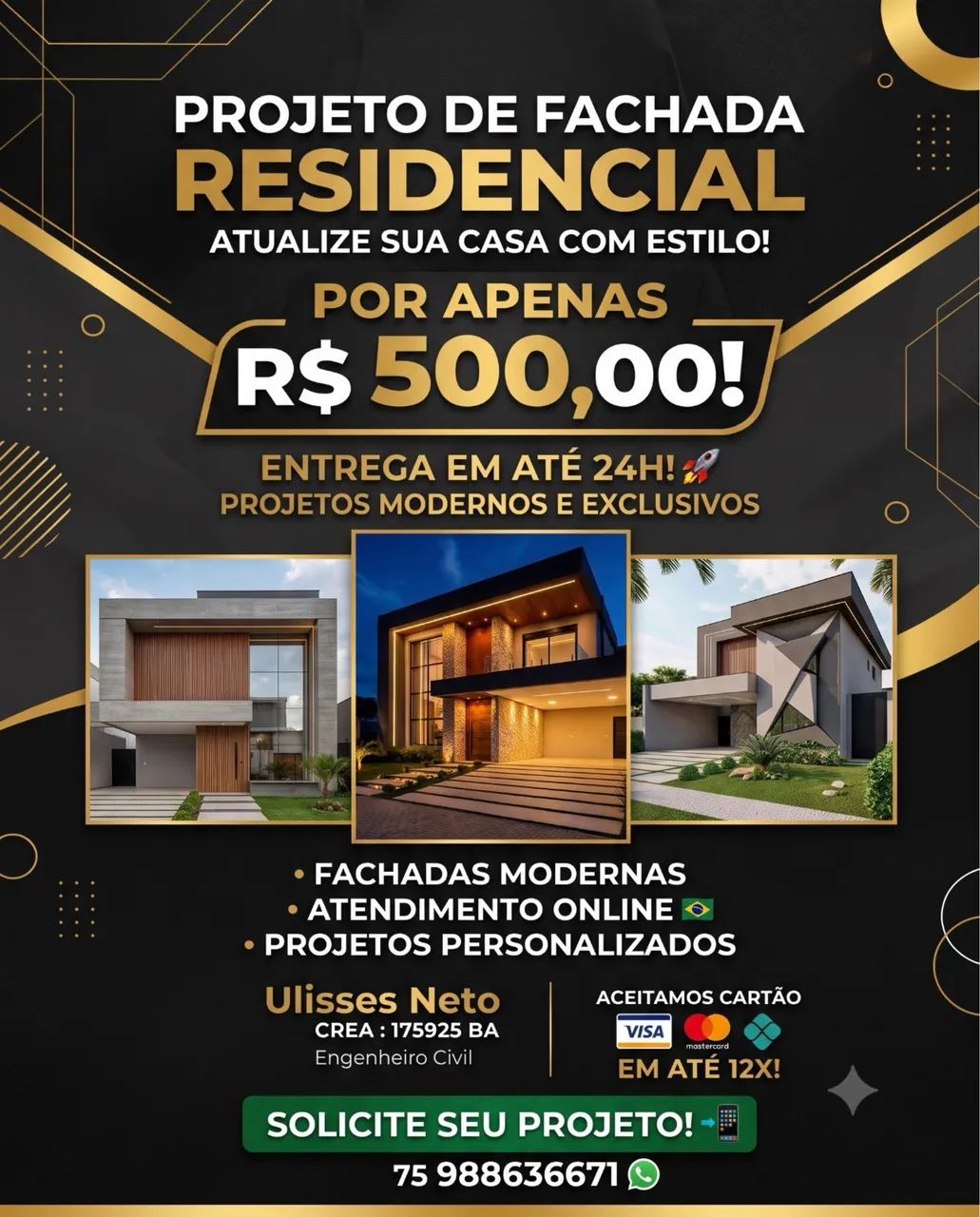 Sua fachada renovada 