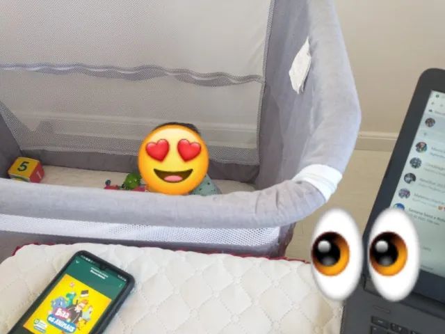Berço Co Bed 3 em 1 (com cercadinho) - Marca Dican  - Foto 4