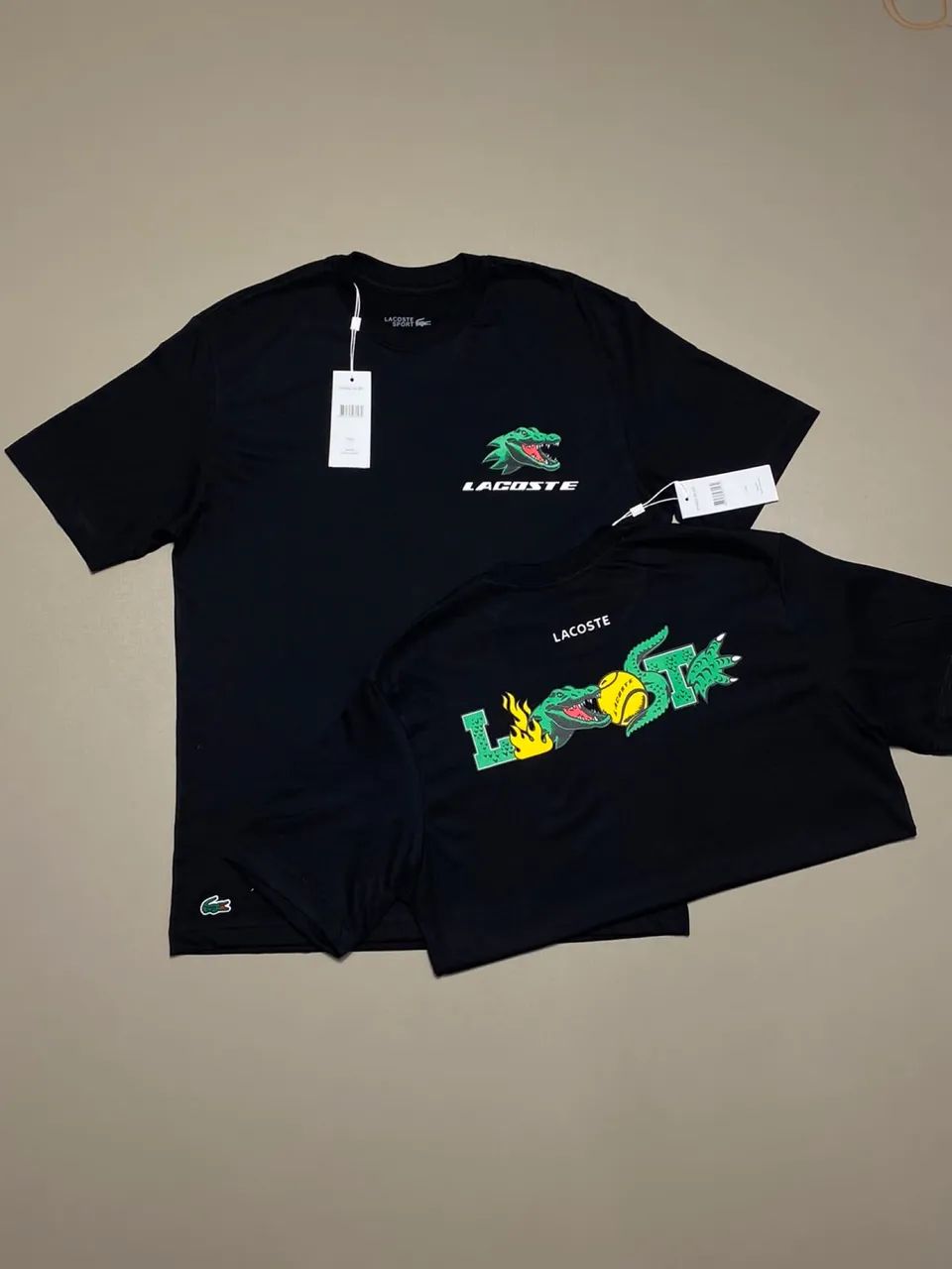 Camiseta Lac Preta/ Verde