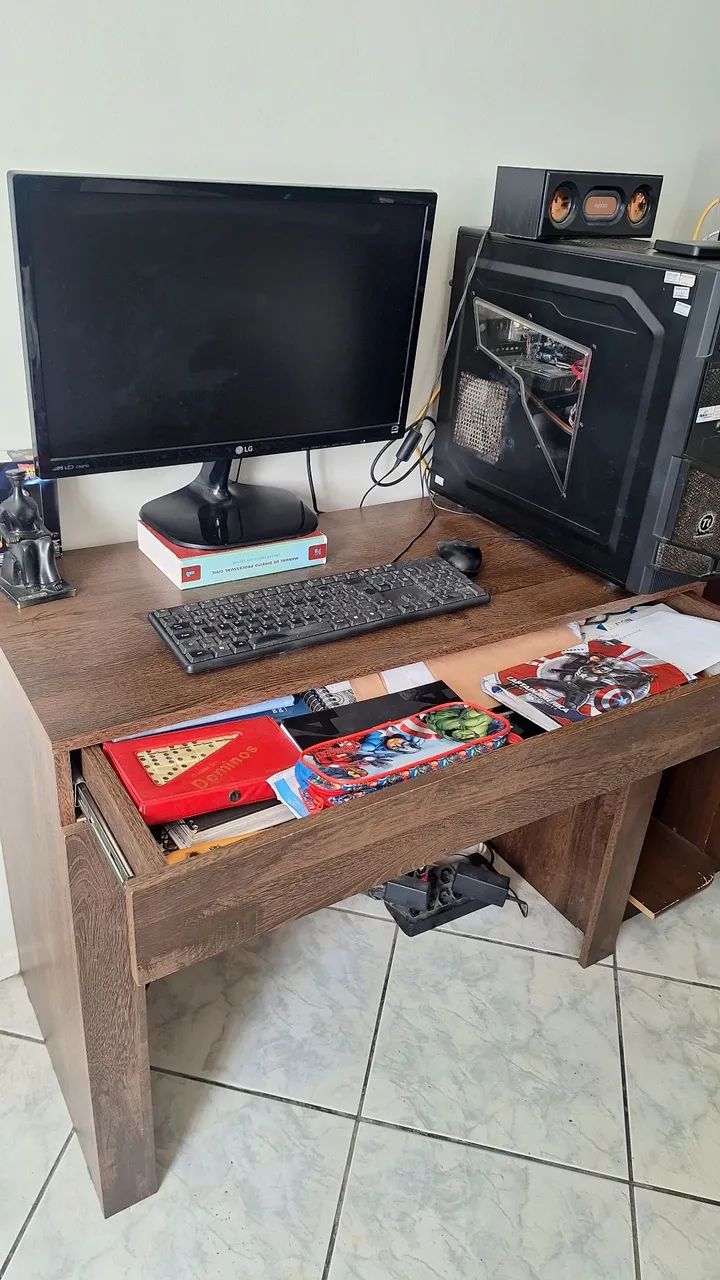 Mesa com gaveta para computador  - Foto 3
