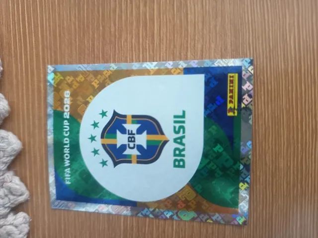 Figurinha da copa do mundo brilhante 
