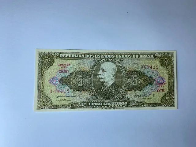 CÉDULA DE CINCO CRUZEIROS - Foto 5