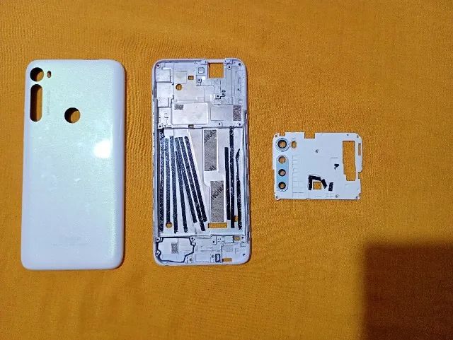 ARO / CHASSI + TAMPAS PARA CELULAR MOTOROLA ONE FUSION PLUS BRANCO - Foto 5