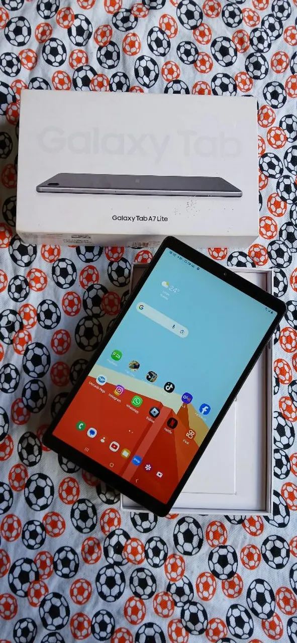 Tab A7 Lite tablet Samsung 32Gbs Chip 4G tela 8.7 polegadas Facilito Entrega AGORA Mesmo