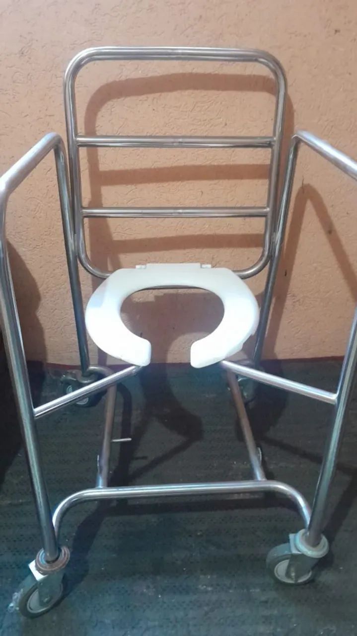 Cadeira de banho inox