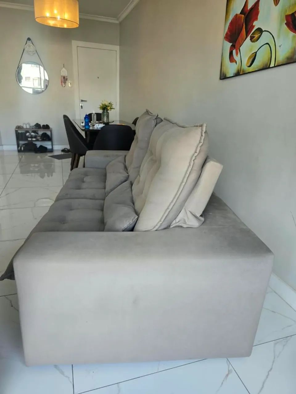 Sofá 3 lugares retrátil e reclinavel Buriti - Foto 2