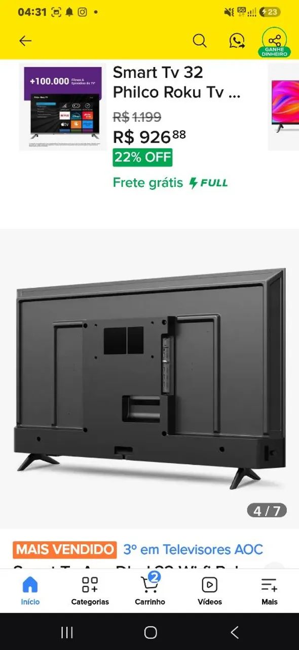 Vendo tv philco smart - Foto 2