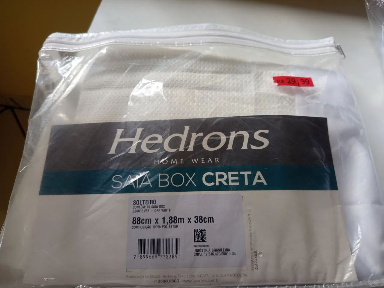 Vendo saía Box solteiro.