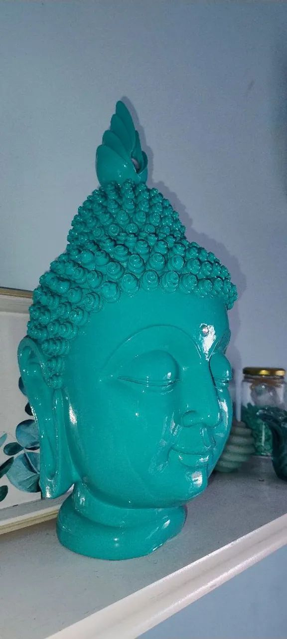Peça decorativa Cabeça de Buda - Foto 2