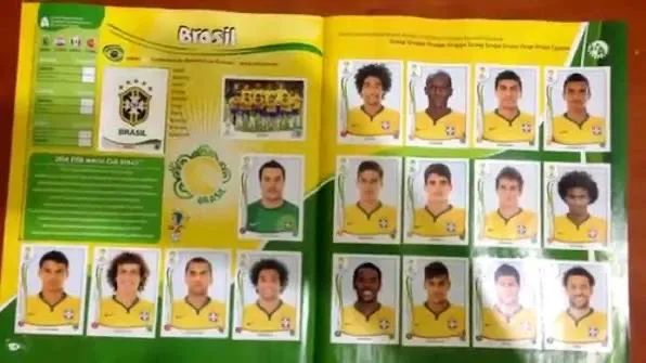 Álbum completo Copa Brasil 2014