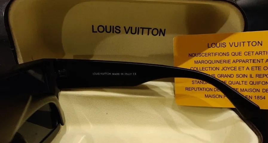 Óculos de Sol Luxo LV Cyclone Preto - Kit Premium Completo - Foto 4