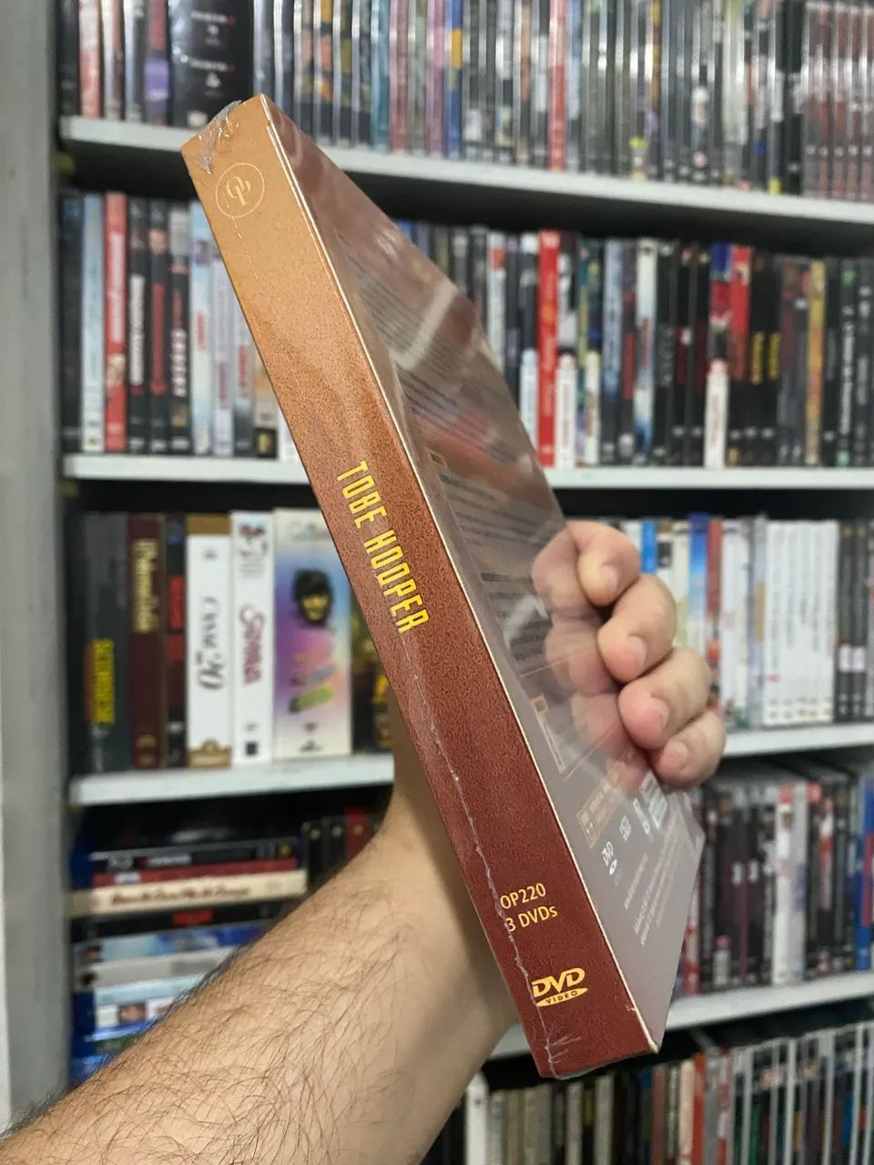 Tobe Hooper Box DVD LACRADO com 3 discos e 4 Filmes O Massacre da