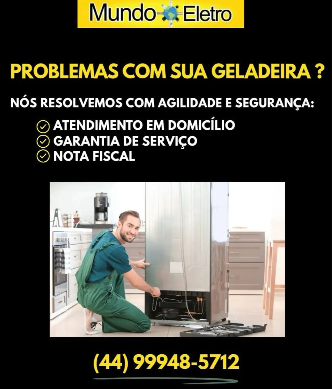 Técnico para arrumar geladeira - conserte aqui - Foto 2