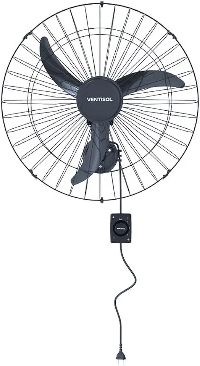 2 Ventiladores Ventisol de Parede Oscilante