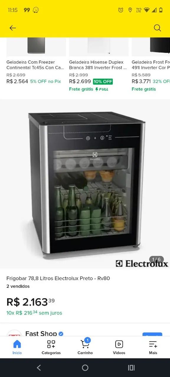 Frigobar Eletrolux 78,8 litros  - Foto 6