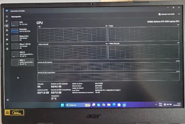 Acer Nitro 5 RTX 3050 - Foto 4