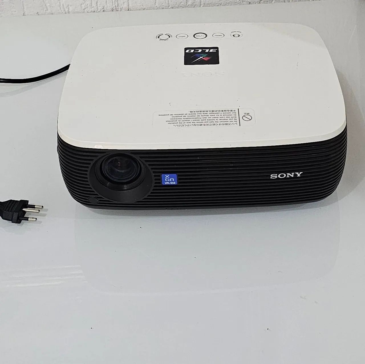 Projetor Multimídia Sony VPL-EX3 3LCD XGA Funcionando