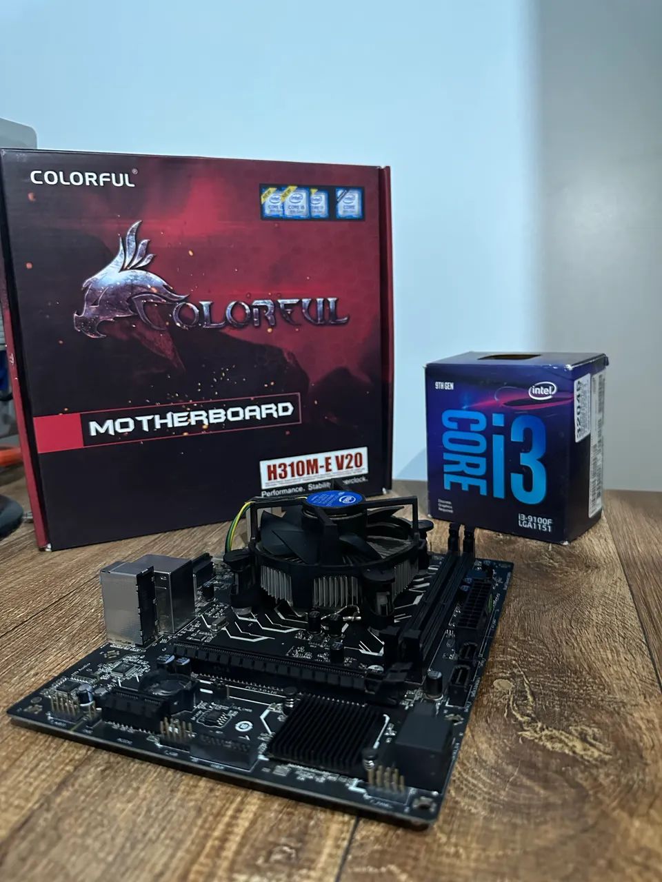 KIT PLACA MAE H310M-E + PROCESSADOR INTEL i3 9100f - Foto 3