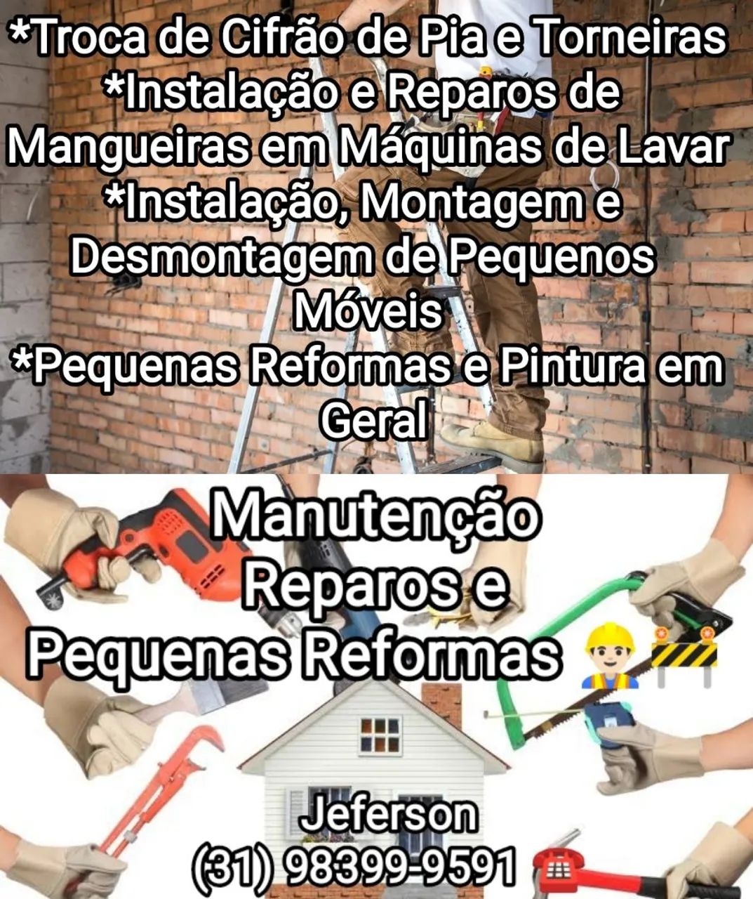 Marido de Aluguel Consertos Pequenos Reparos Pintura - Foto 2