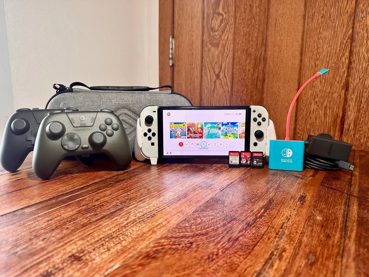 Nintendo Switch OLED + Jogos + Acessórios  - Foto 4