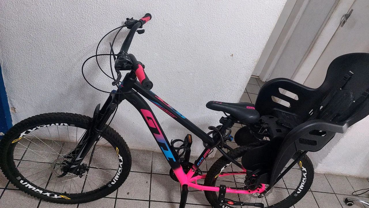 Bicicleta GTI com cadeirinha  - Foto 2