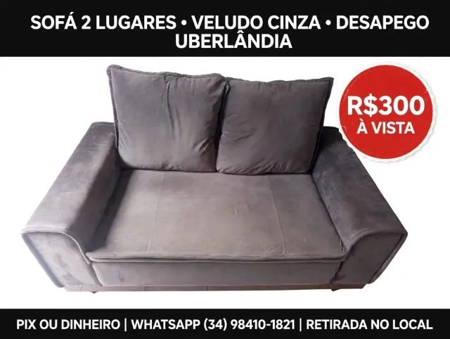 Sofá 2 lugares 