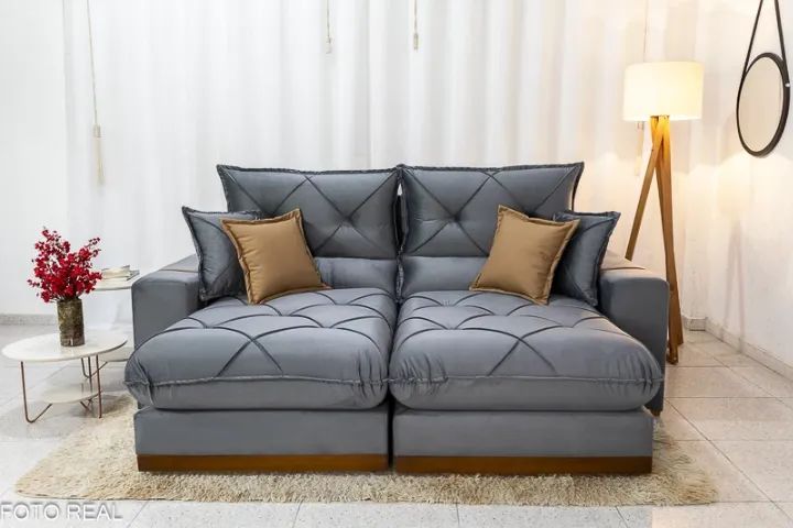 Sofá Retratil Gigante 2,90m 7 Lugares - Foto 2