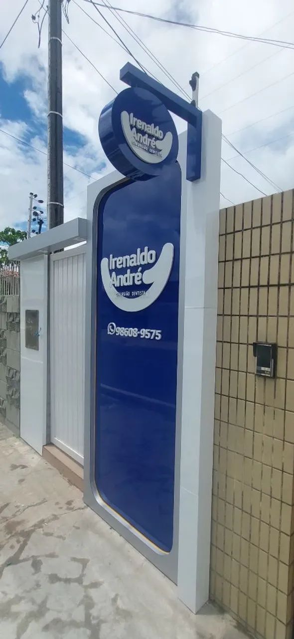 Totem, placas e letras em ACM - Foto 4