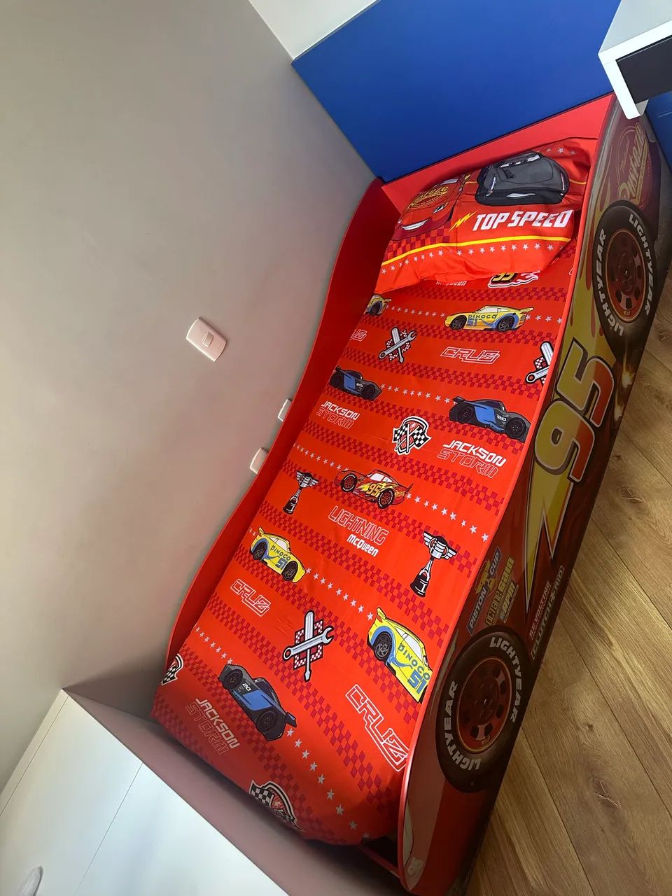 Cama Infantil Carro McQueen sem Colchão  - Foto 2