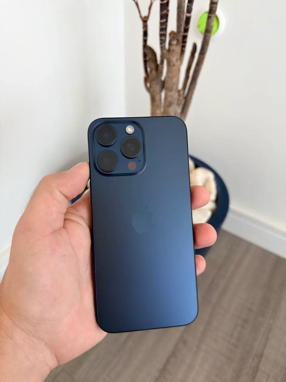 スマートフォン本体 iphone 15 pro max Blue Titanium 256GB iPhone 15 Pro Max Blue Titanium 256GB (0195949048258) | Movertix
