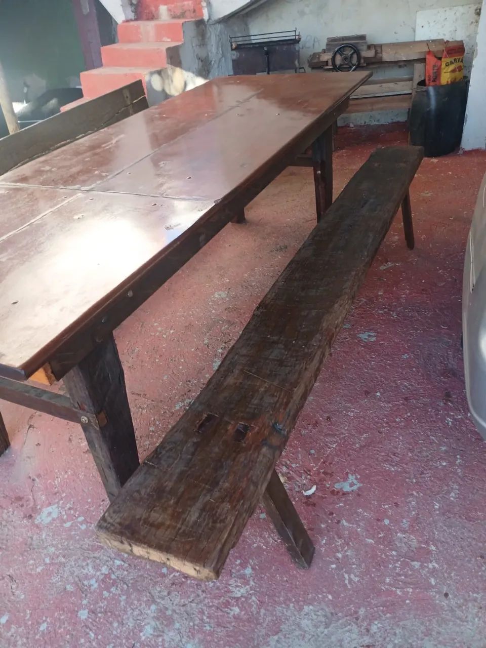 Vendo mesa de Madeira - Foto 2