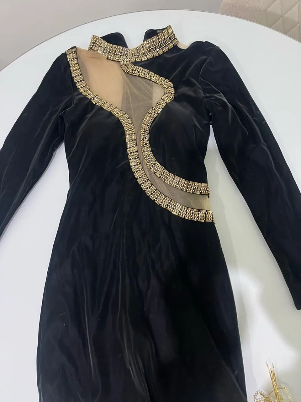 Vestido mondabelle com transparência  - Foto 2