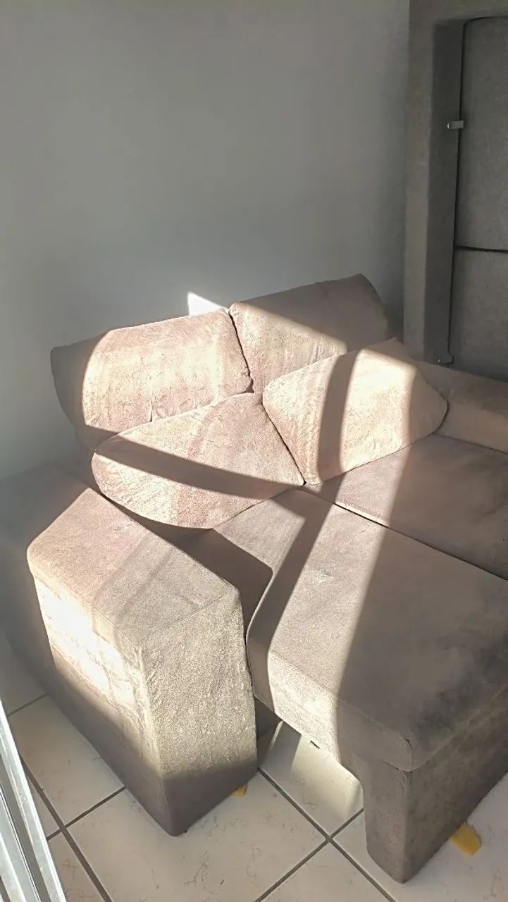 Vendo sofá cama camurça  - Foto 2