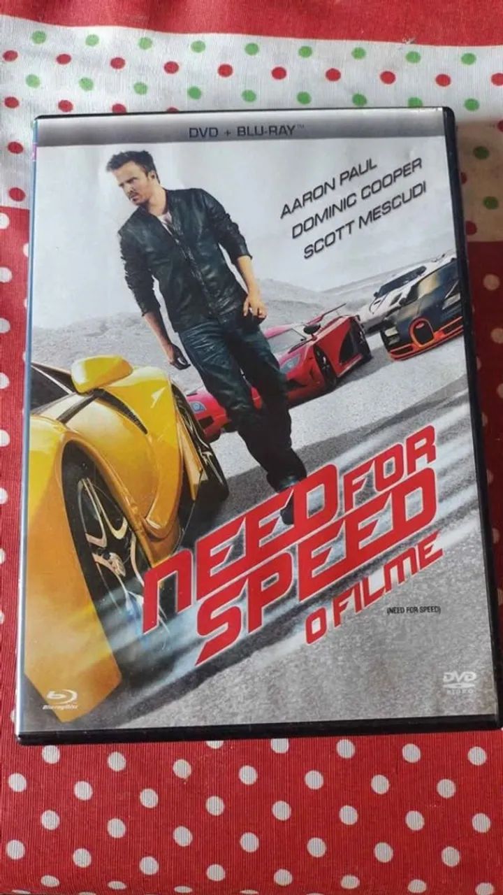 Need For Speed O Filme Dvd + Bluray - Com Dublagem Em Português
