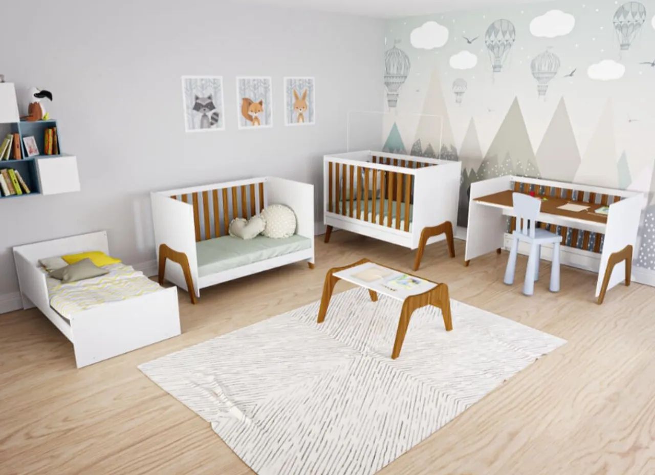 Berço 5 em 1 mais Colchão  - Foto 2