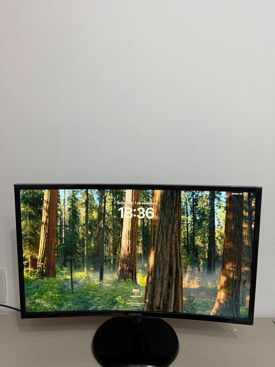 Monitor Samsung 27 polegadas Full HD curvo - Foto 2