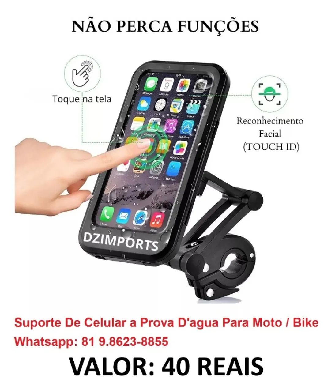 SUPORTE ´PARA CELULAR MOTO