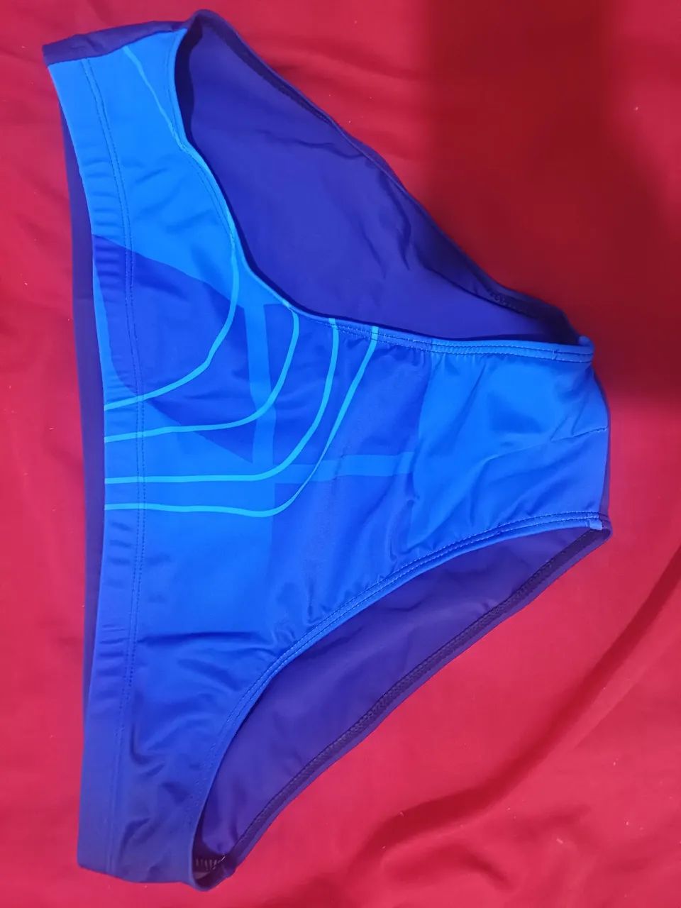 Sunga Slip Azul Tamanho G Importada da China - Foto 2